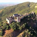 Castillo de Cornatel a vista de dron