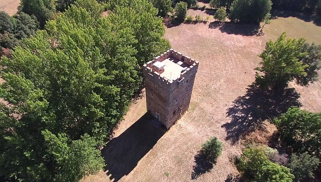 Torre de los Osorio a vista de dron